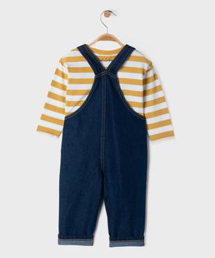Ensemble 2 pièces bébé garçon salopette et tee-shirt - LuluCastagnette vue5 - LULU CASTAGNETTE GEMO FOR GOOD - GEMO