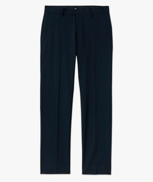 Pantalon de costume homme en toile coupe droite vue4 - GEMO 4G HOMME - GEMO