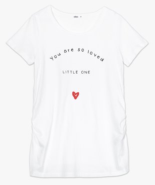 Tee-shirt de grossesse à message vue4 - GEMO (MATER) - GEMO