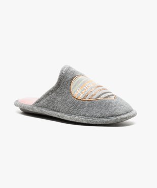 Chaussons mules motif cœur - Little Marcel vue2 - LITTLE MARCEL - GEMO