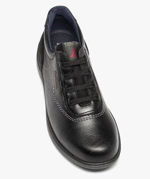 Derbies homme confort dessus cuir uni - Luisetti vue5 - LUISETTI - GEMO