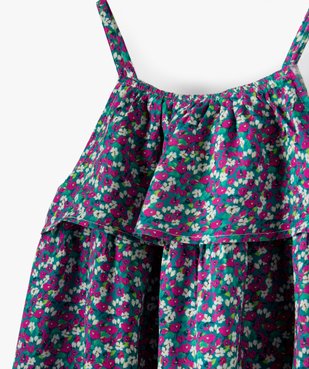 Robe fille à fines bretelles et volant sur le col vue2 - Nikesneakers (ENFANT) - Nikesneakers