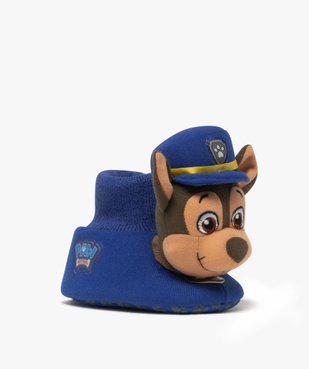 Chaussons garçon en volume Chase avec col chaussette - Pat Patrouille vue1 - PAT PATROUILLE - GEMO