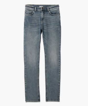 Jean homme coupe straight aspect délavé vue4 - GEMO (HOMME) - GEMO