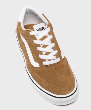 Baskets basses dessus cuir Brooklyn LS garçon - Vans vue5 - VANS - GEMO