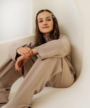 Pantalon ample en maille fluide fille vue1 - GEMO (JUNIOR) - GEMO