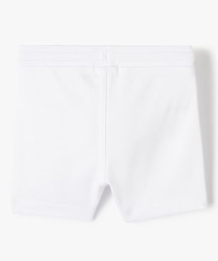 Short bébé garçon en maille avec ceinture bord-côte vue3 - GEMO(BEBE DEBT) - GEMO