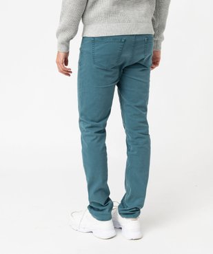 Pantalon slim stretch 5 poches homme vue3 - GEMO (HOMME) - GEMO