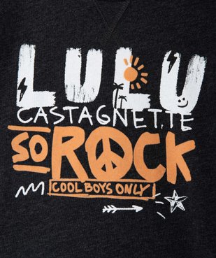 Tee-shirt garçon à manches longues et imprimé - Lulu Castagnette vue2 - LULUCASTAGNETTE - GEMO