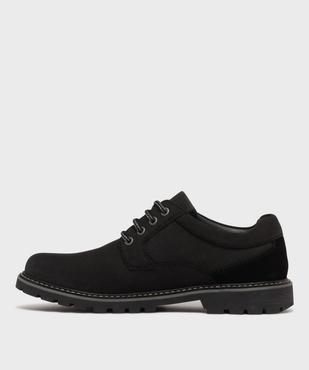 Derbies casual à semelle crantée homme - Tanéo vue3 - TANEO - GEMO
