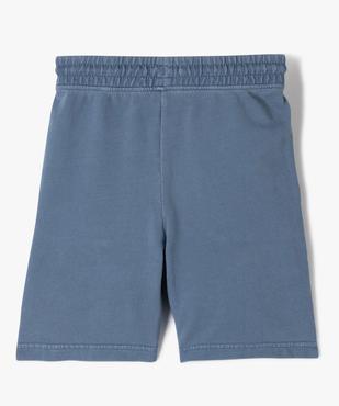 Bermuda en maille avec poches plaquées garçon vue3 - GEMO (ENFANT) - GEMO