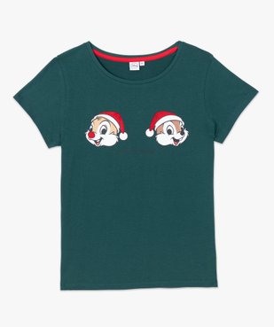 Tee-shirt femme avec motif Tic et Tac - Disney vue4 - DISNEY DTR - GEMO