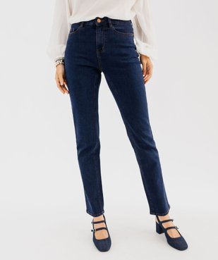 Jean Regular taille haute en denim stretch femme - Longueur L30 vue7 - GEMO(FEMME PAP) - GEMO