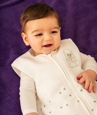 Gigoteuse été bébé en gaze de coton TOG 2 vue6 - GEMO 4G BEBE - GEMO