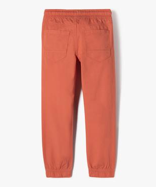 Pantalon jogger coupe slim garçon vue3 - GEMO 4G GARCON - GEMO