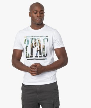 Tee-shirt homme à motif – 2PAC vue1 - 2PAC - GEMO