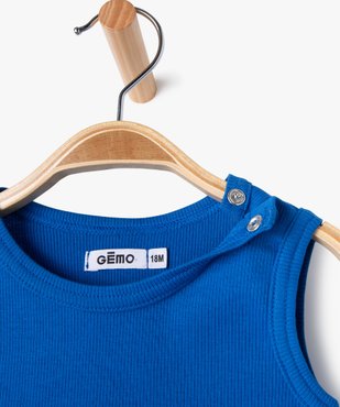 Débardeur en maille côtelée bébé garçon vue2 - GEMO(BEBE DEBT) - GEMO