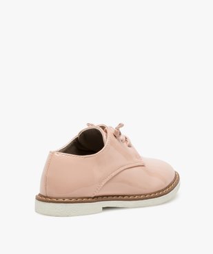 Derbies fille vernies à lacets élastiques vue4 - GEMO (ENFANT) - GEMO