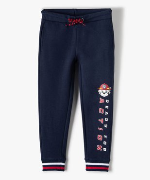 Pantalon de jogging garçon avec inscription – Pat Patrouille vue1 - PAT PATROUILLE - GEMO
