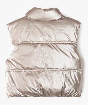Doudoune sans manches réversible fille vue3 - GEMO 4G FILLE - GEMO