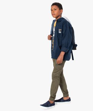 Pantalon cargo jogger garçon vue6 - GEMO (ENFANT) - GEMO