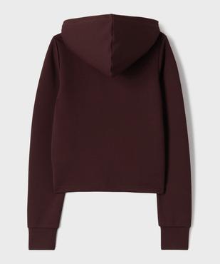 Sweat zippé à capuche spécial sport fille vue5 - GEMO (JUNIOR) - GEMO