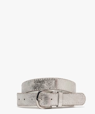 Ceinture large métallisée à perles femme vue1 - GEMO (ACCESS) - GEMO