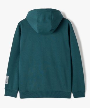 Sweat garçon à capuche avec poche fantaisie vue3 - GEMO (JUNIOR) - GEMO