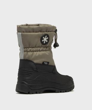 Après-ski fourrés chauds et imperméables garçon vue4 - BUGGY - GEMO