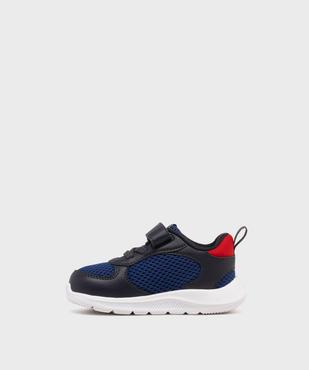 Baskets look running en mesh à scratch et lacets élastiques bébé garçon - Puma vue3 - PUMA - GEMO