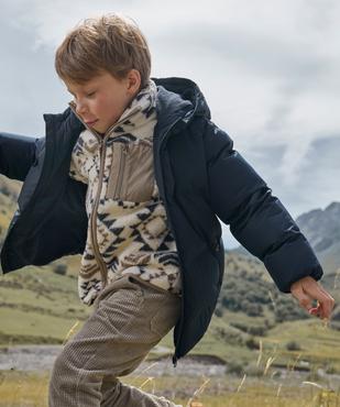 Manteau D'hiver Polaire Avec Capuche Pour Bébé Garçon - Veste Chaude, Vêtement D'extérieur, Taille 152