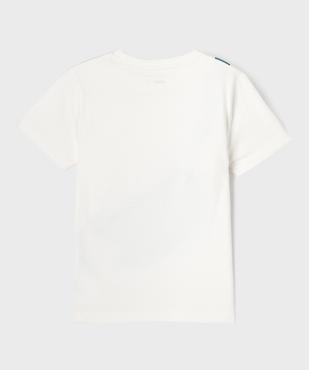 Tee-shirt manches courtes avec poche fantaisie garçon vue3 - GEMO 4G GARCON - GEMO