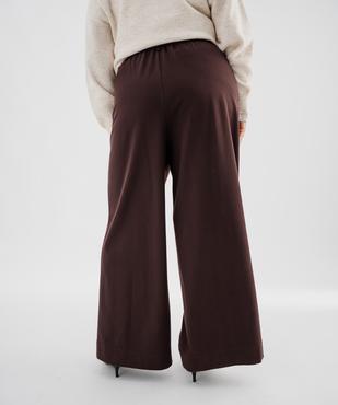 Pantalon de tailleur ample et extensible femme grande taille vue4 - GEMO (G TAILLE) - GEMO