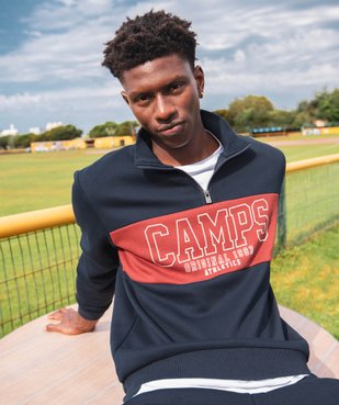 Sweat à col montant bicolore homme - Camps United vue6 - CAMPS UNITED - GEMO