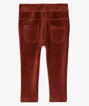 Leggings bébé fille en velours côtelé vue2 - GEMO(BEBE DEBT) - GEMO