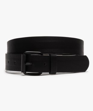 Ceinture homme en matière texturée avec boucle ton sur ton vue1 - Nikesneakers (ACCESS) - Nikesneakers
