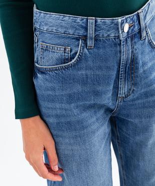Jean wide leg taille haute femme vue3 - GEMO(FEMME PAP) - GEMO