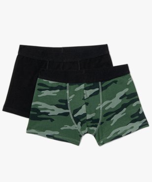Boxer garçon à motif camouflage (lot de 2) vue1 - GEMO 4G GARCON - GEMO