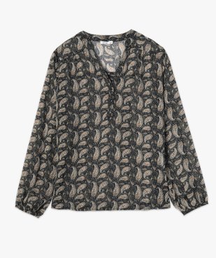 Blouse femme transparente à motifs cachemire vue4 - GEMO(FEMME PAP) - GEMO