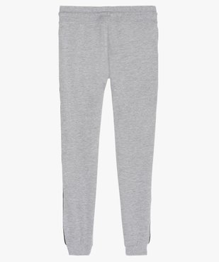 Pantalon de jogging fille fin à liseré contrasté vue2 - GEMO (JUNIOR) - GEMO