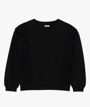 Sweat femme avec empiècements en dentelle sur l’avant vue4 - GEMO(FEMME PAP) - GEMO