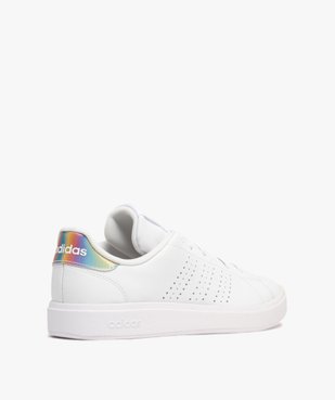 Baskets retro tennis unies à lacets femme – Adidas vue8 - ADIDAS - GEMO