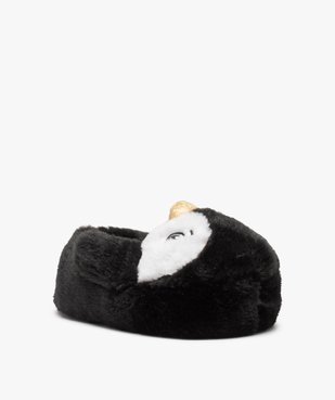 Chaussons fille 3D pingouin avec bec doré vue2 - GEMO (ENFANT) - GEMO