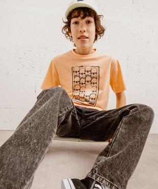 Tee-shirt graphique streetwear garçon vue8 - GEMO 4G GARCON - GEMO