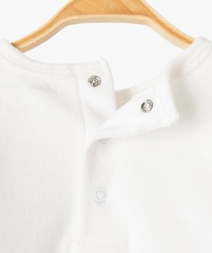Pyjama en velours 2 pièces dépareillés bébé vue3 - GEMO(BB COUCHE) - GEMO