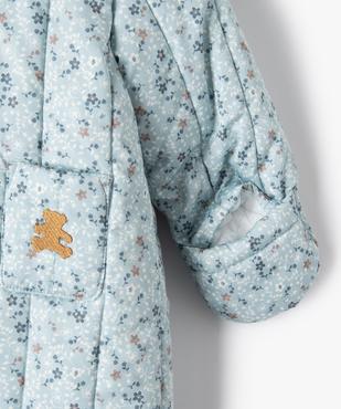 Combinaison pilote bébé fille matelassée avec moufles - LuluCastagnette vue2 - LULUCASTAGNETTE - GEMO