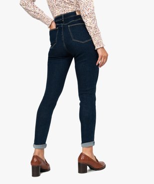 Jean femme en stretch coupe Skinny taille haute vue3 - GEMO(FEMME PAP) - GEMO