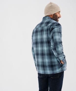 Sur-chemise à carreaux avec doublure matelassée homme - Roadsign vue7 - ROADSIGN D - GEMO