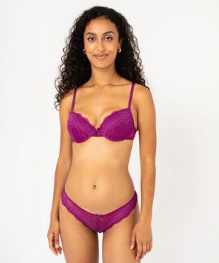 Soutien-gorge corbeille en dentelle à armatures vue5 - GEMO(HOMWR FEM) - GEMO