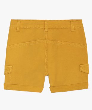 Short bébé garçon extensible look baroudeur vue2 - GEMO(BEBE DEBT) - GEMO